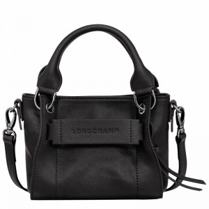 Longchamp 3D XS Kadın El Çantası Siyah Türkiye | 10254HCV001