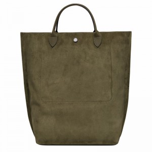 Longchamp Cabas Longchamp M Kadın Tote Çanta Haki Türkiye | 10277HFO292