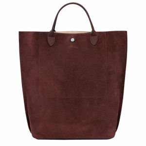 Longchamp Cabas Longchamp M Kadın Tote Çanta Bordo Türkiye | 10277HFO009