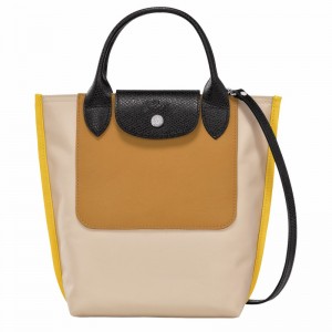 Longchamp Cabas Longchamp XS Kadın Tote Çanta Bej Rengi Türkiye | 10263093005