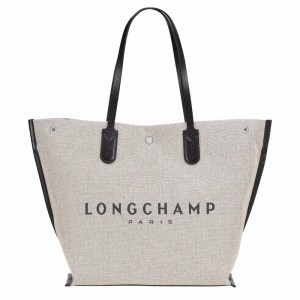 Longchamp Essential L Kadın Tote Çanta Beyaz Türkiye | 10090HSG037