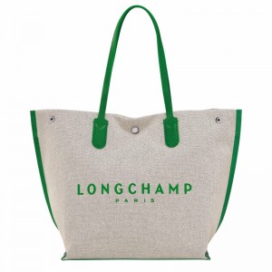 Longchamp Essential L Kadın Tote Çanta Yeşil Türkiye | 10090HSG129