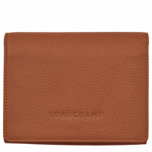 Longchamp Le FOULONNÉ Erkek Cüzdan Caramel Türkiye | 30021021121-