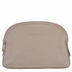 Longchamp Le FOULONNÉ Kadın Kese Çanta Gri Türkiye | L2527021P55