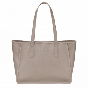 Longchamp Le FOULONNÉ L Kadın Tote Çanta Gri Türkiye | 10190021P55