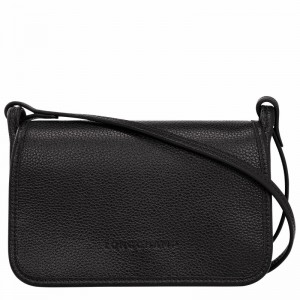 Longchamp Le FOULONNÉ XS Kadın Clutch Siyah Türkiye | 10133021001