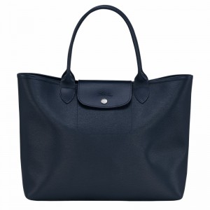 Longchamp Le Pliage City L Kadın Tote Çanta Lacivert Türkiye | 10182HYQ556