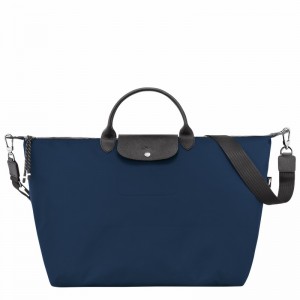 Longchamp Le Pliage Energy S Erkek Seyahat Çantası Lacivert Türkiye | L1624HSR006-