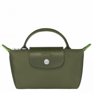 Longchamp Le Pliage Green Kadın Kese Çanta Yeşil Türkiye | 34175919479