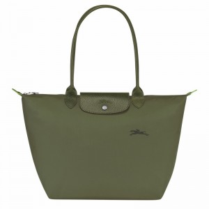 Longchamp Le Pliage Green L Kadın Tote Çanta Yeşil Türkiye | L1899919479