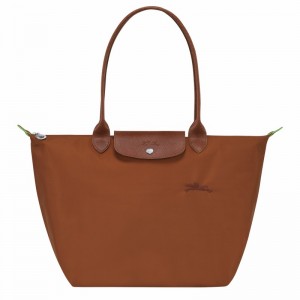 Longchamp Le Pliage Green L Kadın Tote Çanta Kahverengi Türkiye | L1899919504