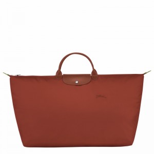 Longchamp Le Pliage Green M Erkek Seyahat Çantası Kahverengi Türkiye | L1625919404-