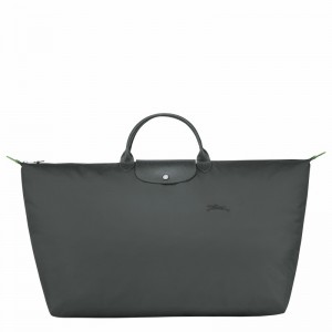 Longchamp Le Pliage Green M Erkek Seyahat Çantası Koyu Gri Türkiye | L1625919P66-