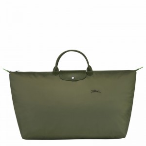 Longchamp Le Pliage Green M Erkek Seyahat Çantası Yeşil Türkiye | L1625919479-