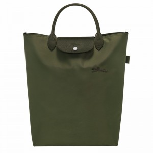 Longchamp Le Pliage Green M Erkek Tote Çanta Yeşil Türkiye | 10168919479-