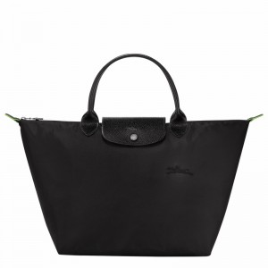 Longchamp Le Pliage Green M Kadın El Çantası Siyah Türkiye | L1623919001