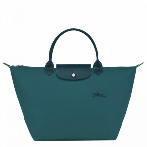 Longchamp Le Pliage Green M Kadın El Çantası Tavuskuşu Türkiye | L1623919P89