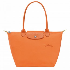 Longchamp Le Pliage Green M Kadın Tote Çanta Turuncu Türkiye | L2605919P54