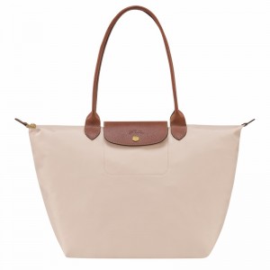 Longchamp Le Pliage Original L Kadın Tote Çanta Beyaz Türkiye | L1899089P71