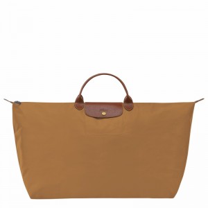 Longchamp Le Pliage Original M Erkek Seyahat Çantası Haki Türkiye | L1625089P86-