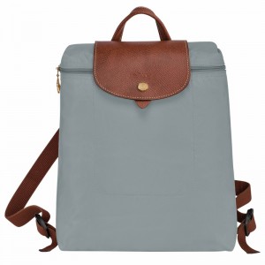 Longchamp Le Pliage Original M Erkek Sırt Çantası Gri Türkiye | L1699089P80-