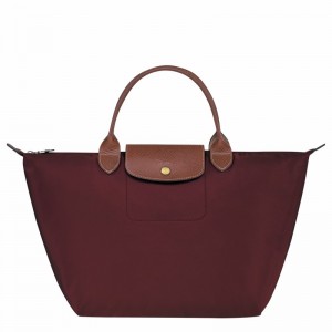 Longchamp Le Pliage Original M Kadın El Çantası Bordo Türkiye | L1623089P87