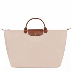 Longchamp Le Pliage Original S Erkek Seyahat Çantası Beyaz Türkiye | L1624089P71-