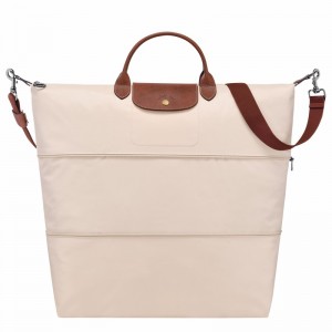 Longchamp Le Pliage Original expandable Erkek Seyahat Çantası Beyaz Türkiye | L1911089P71-