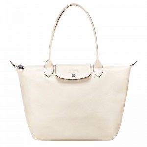 Longchamp Le Pliage Xtra M Kadın Tote Çanta Beyaz Türkiye | L2605987037