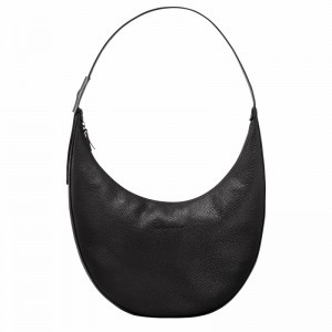 Longchamp Le Roseau Essential L Kadın Çapraz Askılı Çanta Siyah Türkiye | 10234968001