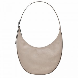 Longchamp Le Roseau Essential L Kadın Çapraz Askılı Çanta Gri Türkiye | 10234968266