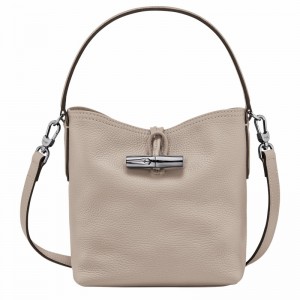 Longchamp Le Roseau Essential XS Kadın Kova Çanta Gri Türkiye | 10159968266