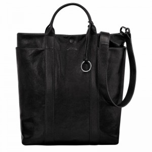 Longchamp Parisis M Erkek Tote Çanta Siyah Türkiye | 10265HFC001-