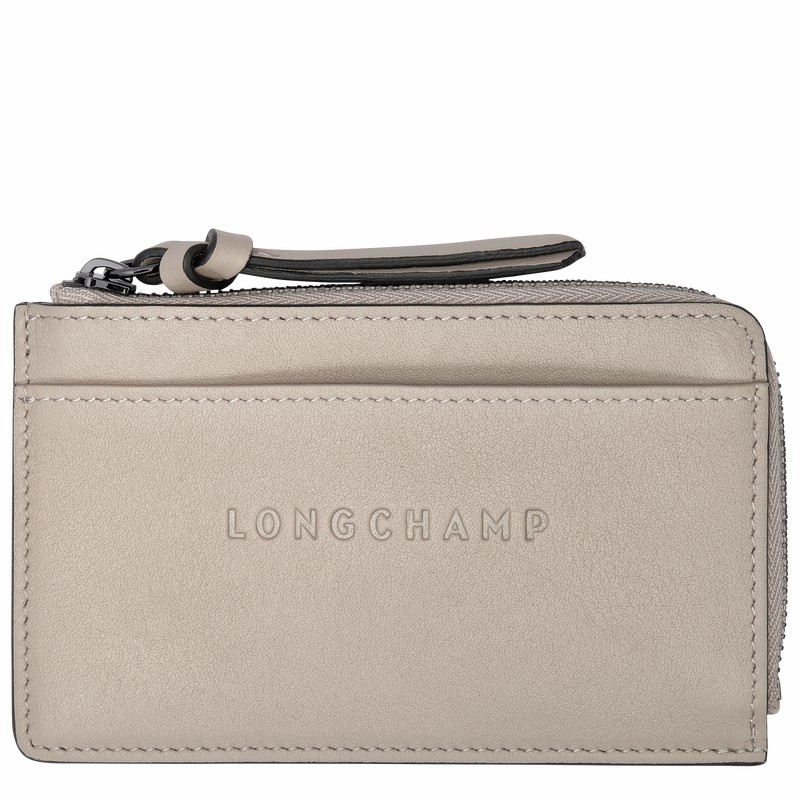 Longchamp 3D Erkek Kartlık Gri Türkiye | 30034HCV299-