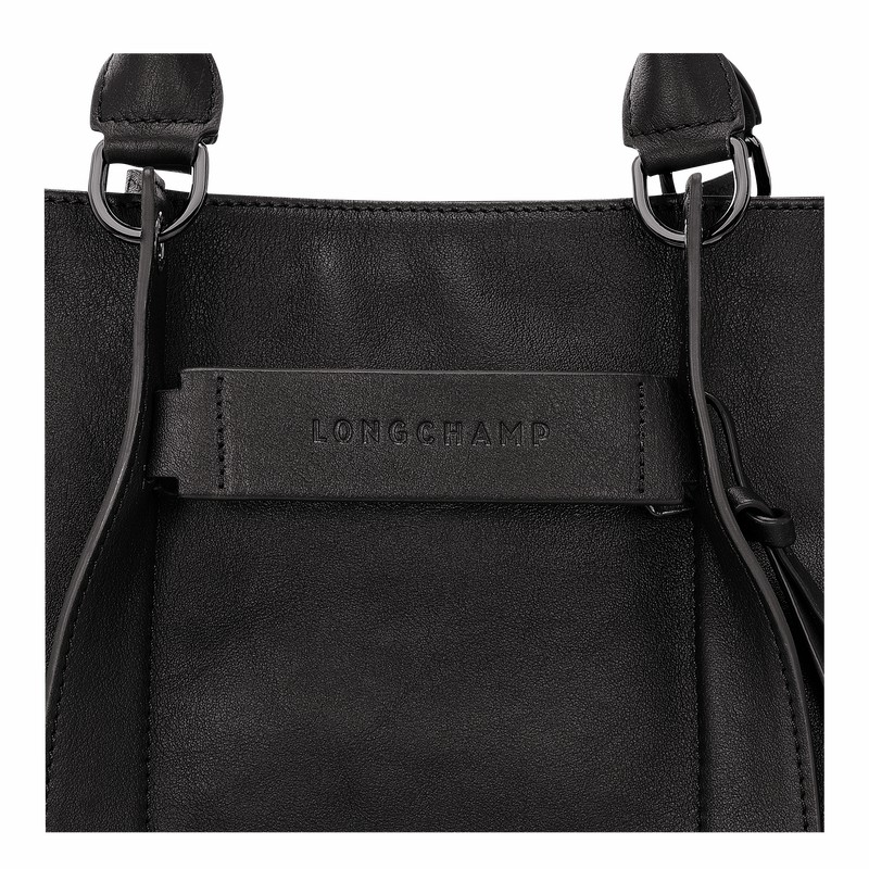 Longchamp 3D L Kadın El Çantası Siyah Türkiye | 10198HCV001