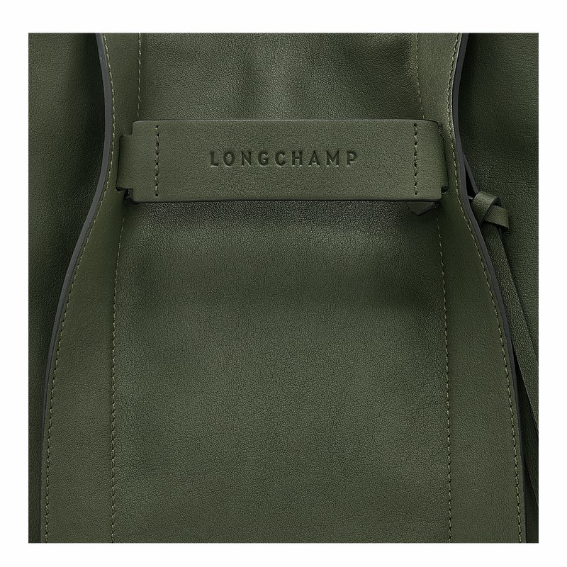 Longchamp 3D M Kadın Hobo Çanta Haki Türkiye | 10225HCV292