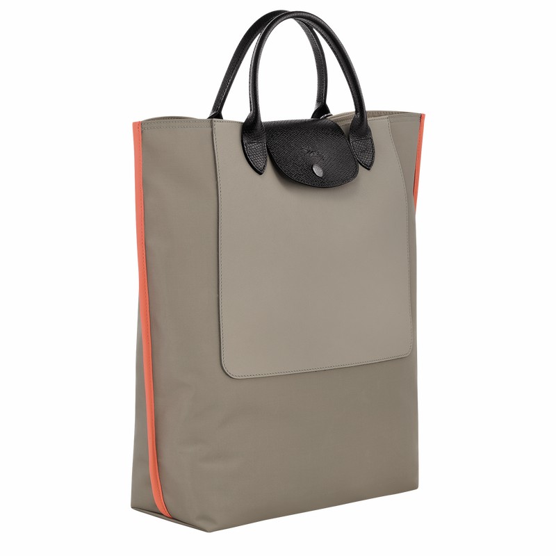 Longchamp Cabas Longchamp M Erkek Tote Çanta Gri Türkiye | 10264093266-