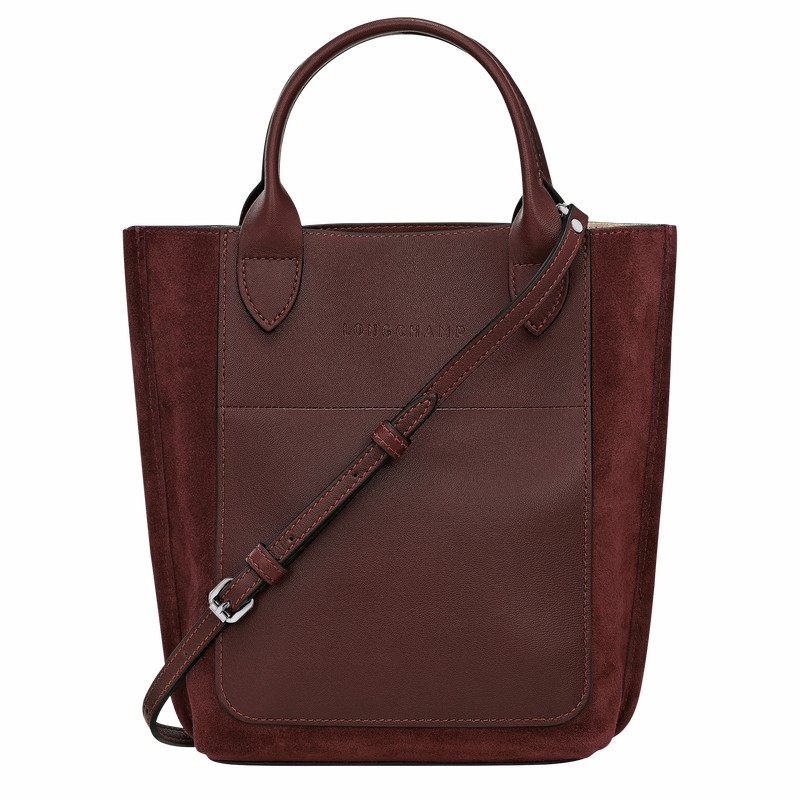 Longchamp Cabas Longchamp XS Kadın Tote Çanta Bordo Türkiye | 10276HFO009