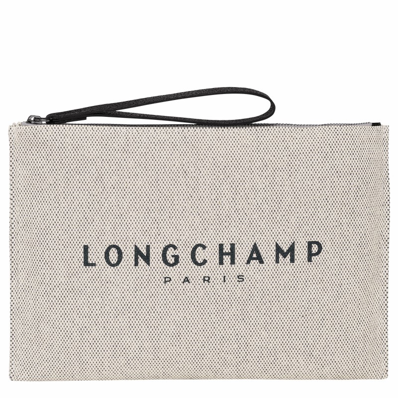 Longchamp Essential Kadın Kese Çanta Beyaz Türkiye | 34136HSG037