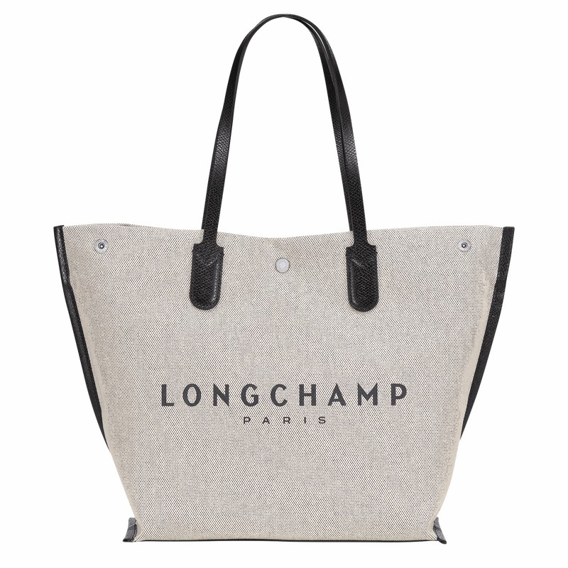 Longchamp Essential L Kadın Tote Çanta Beyaz Türkiye | 10090HSG037