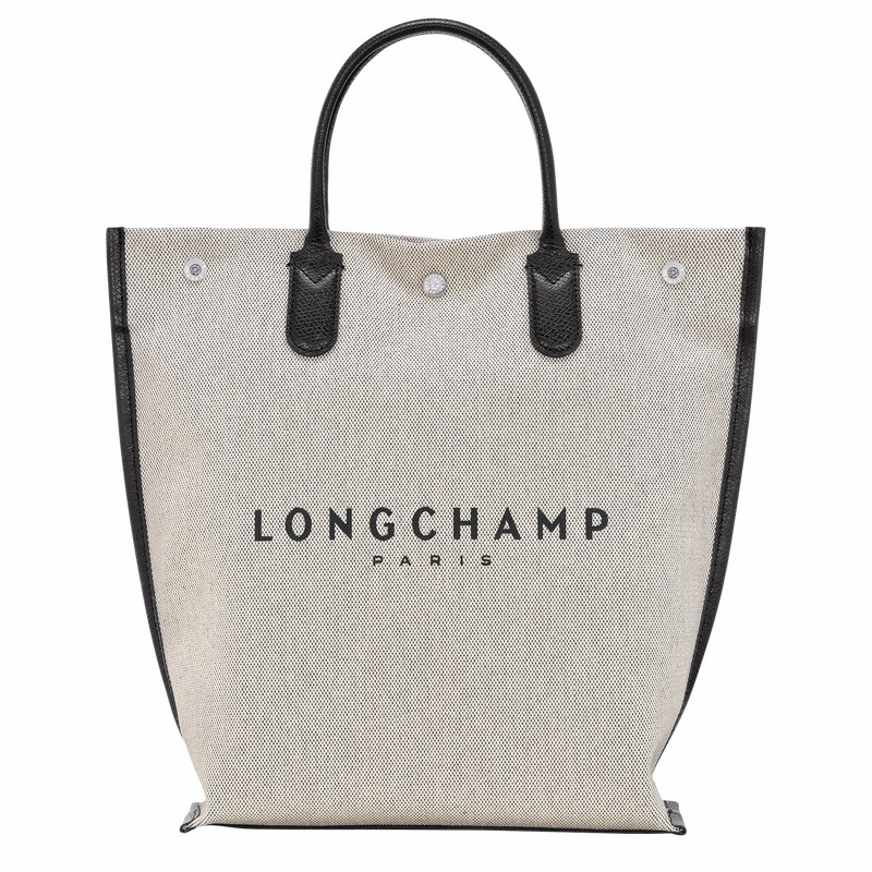 Longchamp Essential M Erkek Tote Çanta Beyaz Türkiye | 10211HSG037-