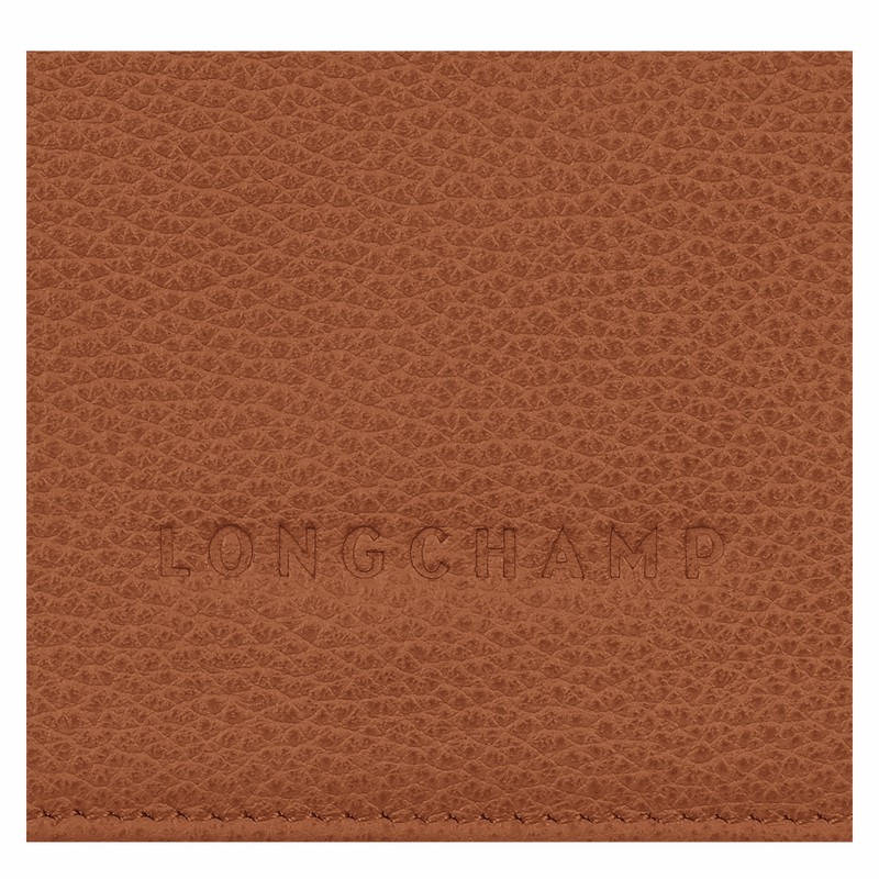 Longchamp Le FOULONNÉ Erkek Cüzdan Caramel Türkiye | 30021021121-