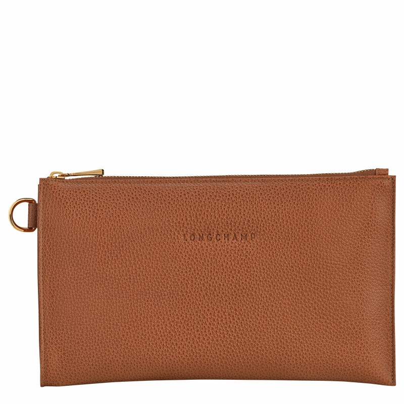 Longchamp Le FOULONNÉ Erkek Kese Çanta Caramel Türkiye | L2541021121-