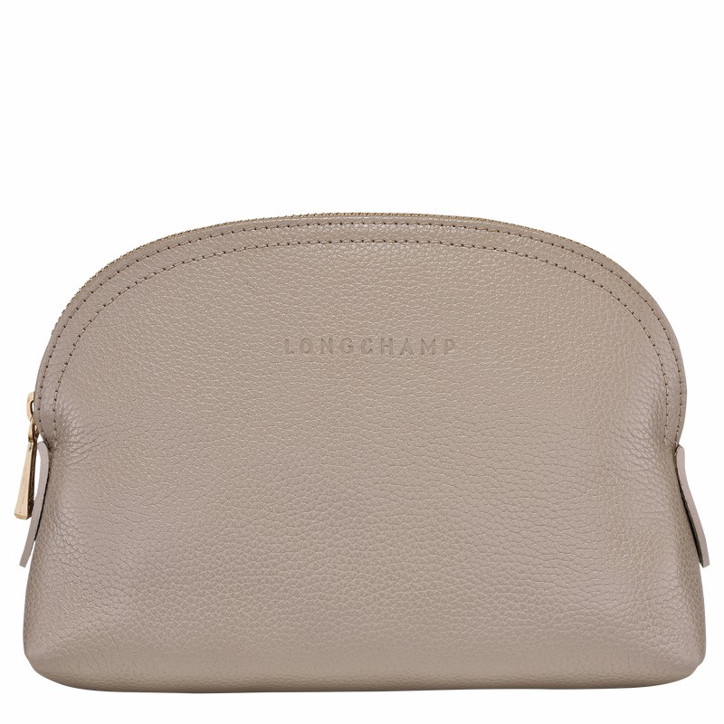 Longchamp Le FOULONNÉ Erkek Kese Çanta Gri Türkiye | L2527021P55-