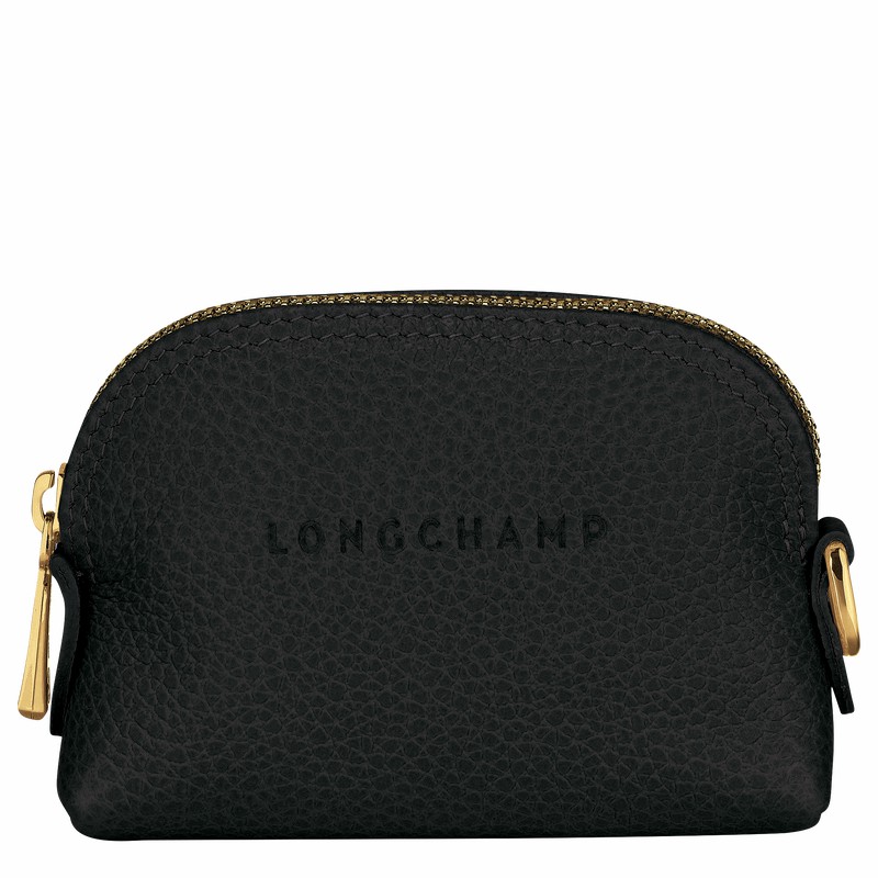 Longchamp Le FOULONNÉ Kadın Bozuk Para Cüzdanı Siyah Türkiye | L3686021001