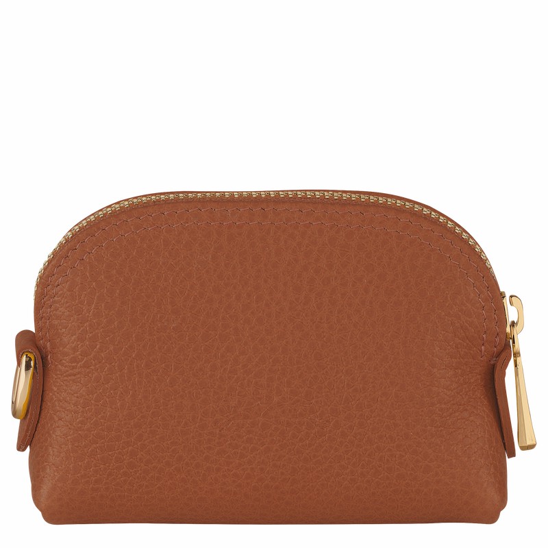 Longchamp Le FOULONNÉ Kadın Bozuk Para Cüzdanı Caramel Türkiye | L3686021121