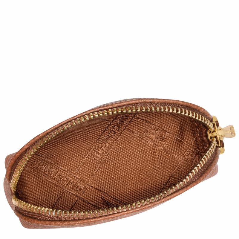 Longchamp Le FOULONNÉ Kadın Bozuk Para Cüzdanı Caramel Türkiye | L3686021121