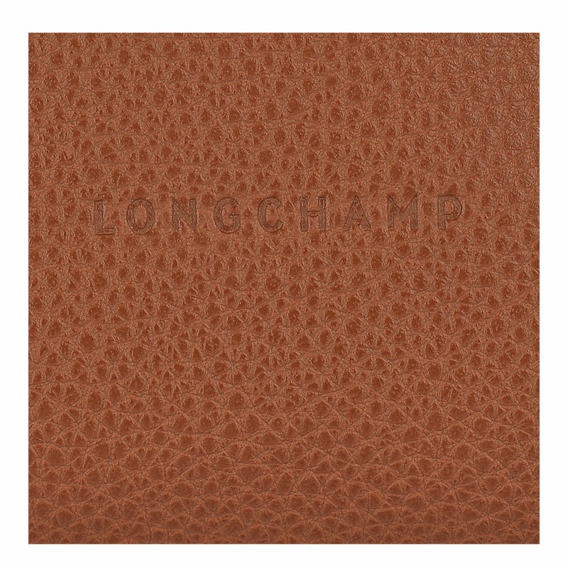 Longchamp Le FOULONNÉ Kadın Bozuk Para Cüzdanı Caramel Türkiye | L3686021121