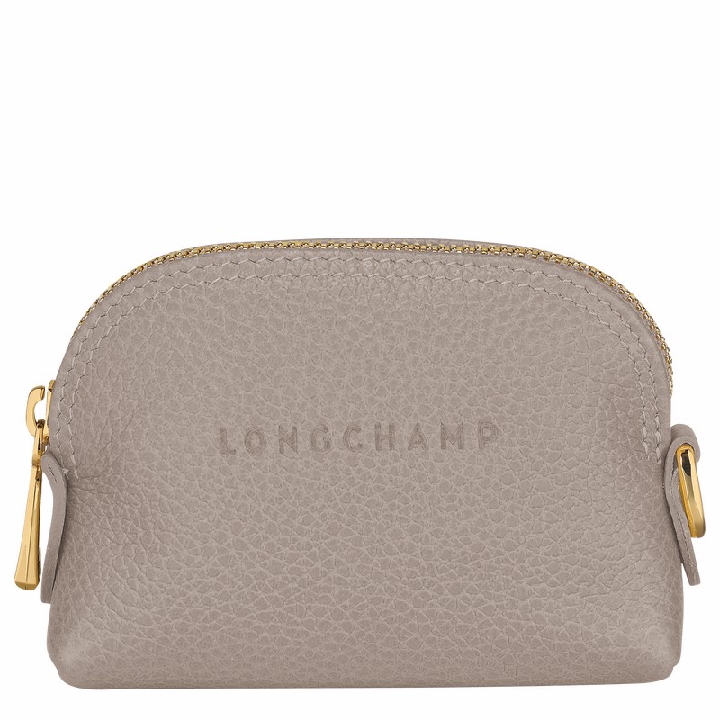 Longchamp Le FOULONNÉ Kadın Bozuk Para Cüzdanı Gri Türkiye | L3686021P55