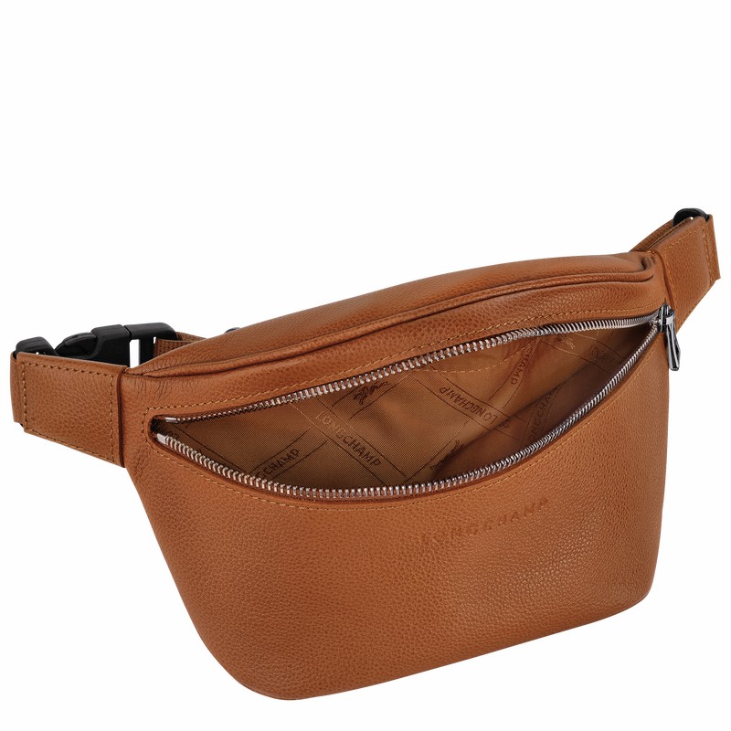 Longchamp Le FOULONNÉ M Erkek Bel Çantası Caramel Türkiye | 20045021F72-